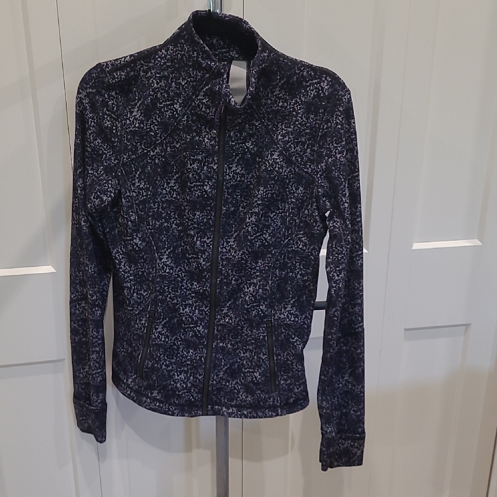 Women's Black And Blue Sparkle Jacket